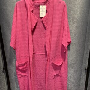 Manteau d’été rose fushia